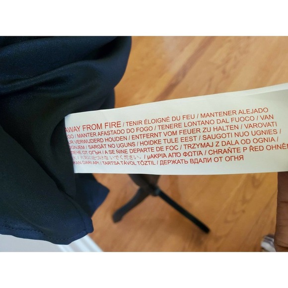 NWT State of Being Black Cut Out Wrap Dress Size M - Picture 11 of 12